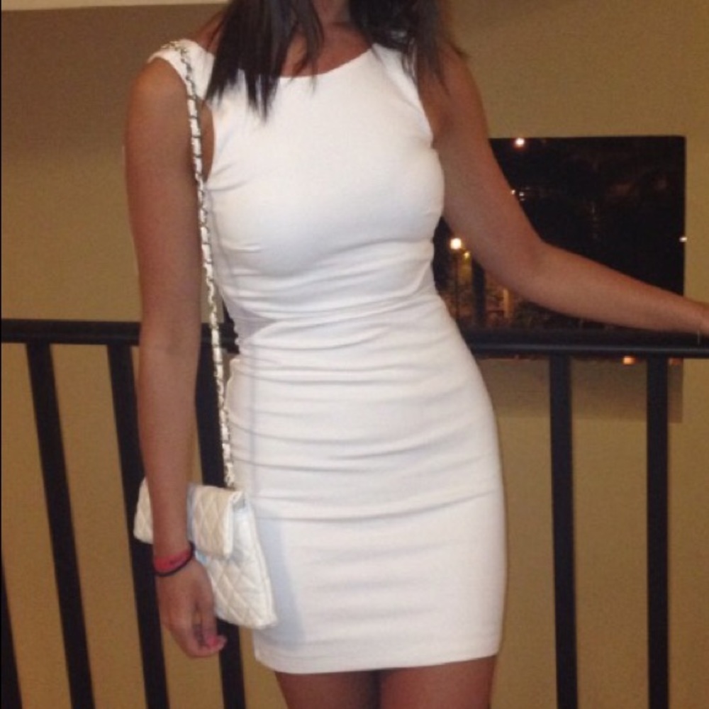 Zara white dress